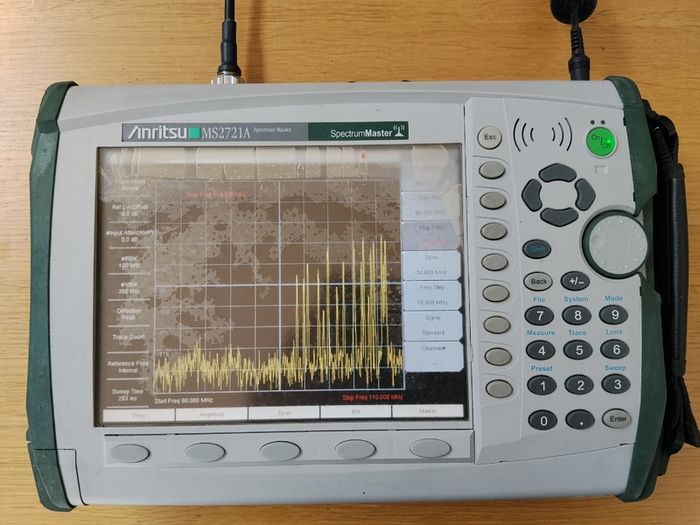Anritsu MS2721A 100kHz to 7.1GHz Spectrum Analyser