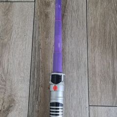 Vintage 2002 Star Wars Hasbro Purple lightsabre