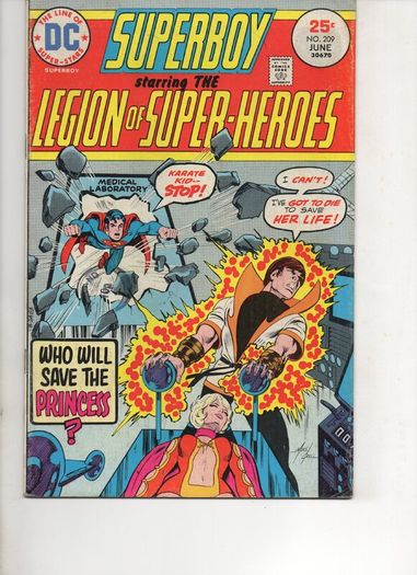 Superboy #209 Who Can Save The Princess 1975 Dc Bronze Age Comic