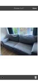 3 seater x 2 and foot stool