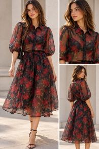 Blouse and skirt set
