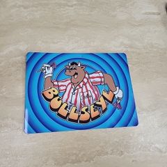 bullseye metal sign