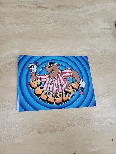 bullseye metal sign