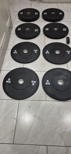 brand new olympic bumper weight set
