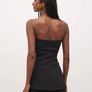 Because Of Alice Black Brand New Strapless Peplum Bodice Top in Size XS. Image 2