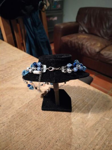 vintage multi-strand statement necklace.