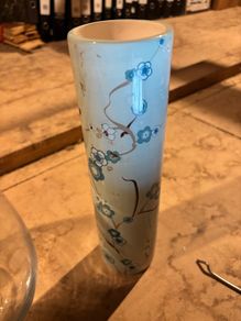 tray and vase