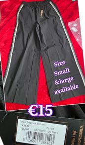 Pink Vanilla Tracksuit bottoms for flare. Size Small to Medium
