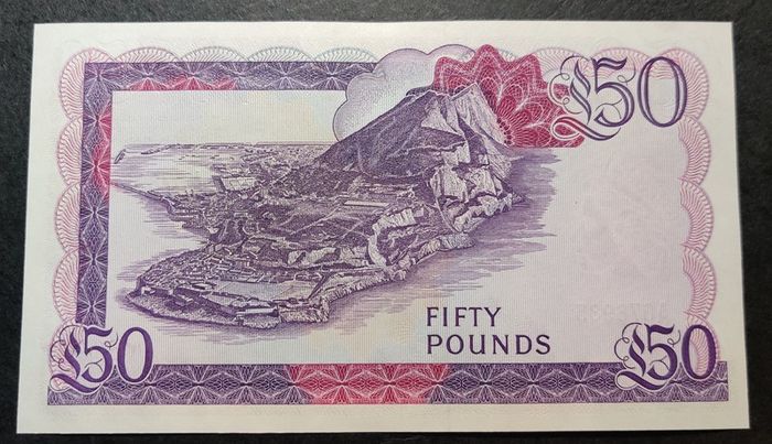 Gibraltar 50 Pounds 1982 BUNC