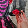 Halloween Children's Day of the Dead Dress + Accessories 7-8 Years Image 7