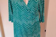 Perseption concept crossover knee length dress size XL UK16/18 EU44/46 Postage included