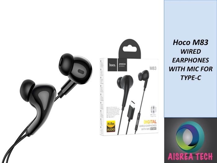 Hoco M83 Type-c Headphones For Huawei Samsung Xiaomi one plus
