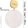 Pearl Earrings skull high quality Luxury Round Drop Image 2