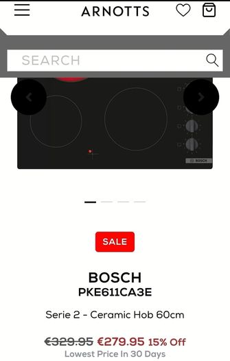 Hob 60 cm Bosch ceramic NEW