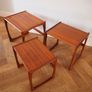 G Plan Quadrille Teak Nest of Tables Mid Century Vintage Retro Image 7