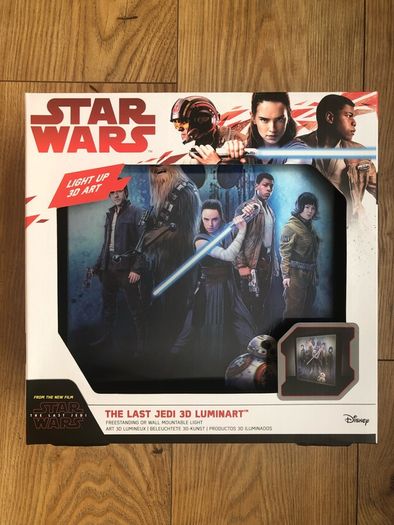 Star Wars The Last Jedi 3D Luminart
