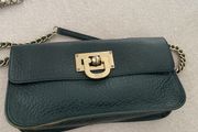 DNKY leather clutch bag
