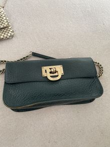 DNKY leather clutch bag