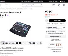 FADERPORT 8, tested, boxed, as new