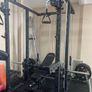 Multy Gym Cross with Smith Bar Machine, Bench, Image 2