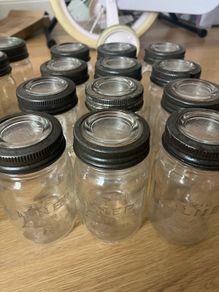 Vintage / Antique mason jars - see description