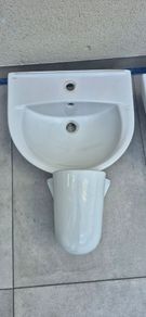 Bathroom sink and pedestal
