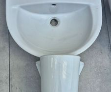 Bathroom sink and pedestal