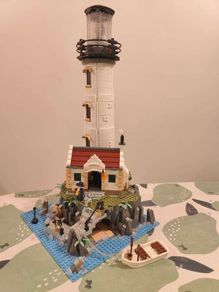 Non-original Lego, lighthouse bricks