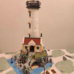Non-original Lego, lighthouse bricks