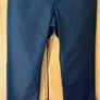 Faux Leather JET BLACK Ladies Slender Ankle Grazer Trousers.  H&M Size 12. Slight Stretch. Dressy With A Satin/sheen Finish. Immaculate Off The Rail Condition. Image 4