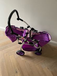 Toy twin pram