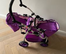 Toy twin pram