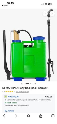 knapsack sprayer 22L dimartino rosy