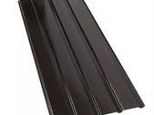 12PCS Trapezoidal Galvanised Steel Roof Panels black  115 X 45 Cm 6 M