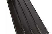 12PCS Trapezoidal Galvanised Steel Roof Panels black  115 X 45 Cm 6 M