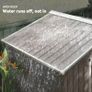 7ft x 4ft Lockable Garden Storage Shed, Metal Tool Storage Sheds with Sloped Roof and Foundation, Grey Image 5