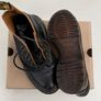 Dr. Martens Black Leather Boots  AirWair Yellow Stitch Image 3