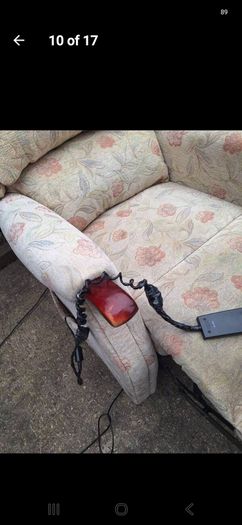 2 x riser recliner electric armchairs