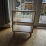 Small wooden colour side table/storage Image 2