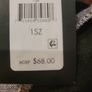DKNY Donna Karen Authentic Reversible Logo Scarf in Black & Grey Image 4