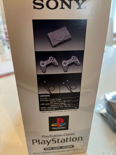 Sony PlayStation Classic w/ 2x Controllers, Boxed ( near new condition )