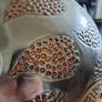 Silver spherical Lamp large Image 7