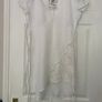 Vintage St -Martins White Linen and Crochet Sleeveless Tunic -Size S Image 6
