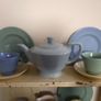 Beautiful 21 Piece (including Teapot) "Harlequin" Collection of Woodsware Utilityware in the Three Colourways, Beryl, Jasmine and Iris Image 8