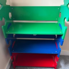 KidKraft Wooden Puzzle Storage Shelf