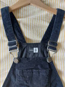 Molo black pincord dungarees