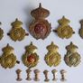 Vintage Collection of Irish regiments cap and collar badges Image 2