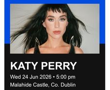 Katy Perry Ticket