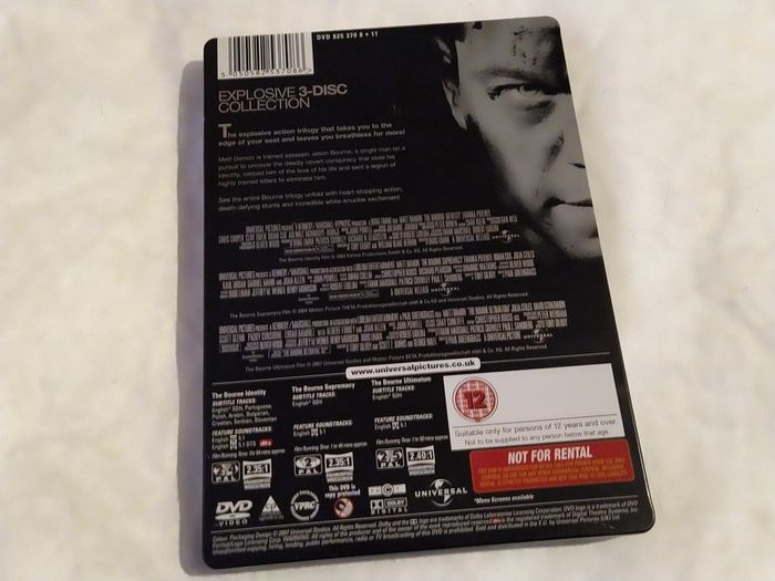 Ultimate Bourne Collection Steelbook 3Dvd