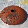 Dwayne Blackhorse Navajo Redware Seed Jar Image 2